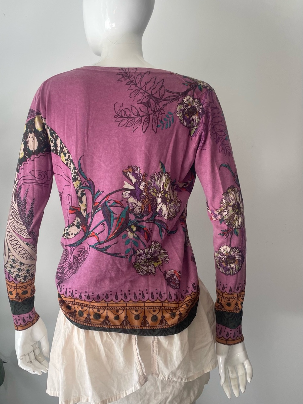 ETRO Silk & Cashmere Paisley Sweater | Made in Italy | Size 48 - Picture 2 of 8